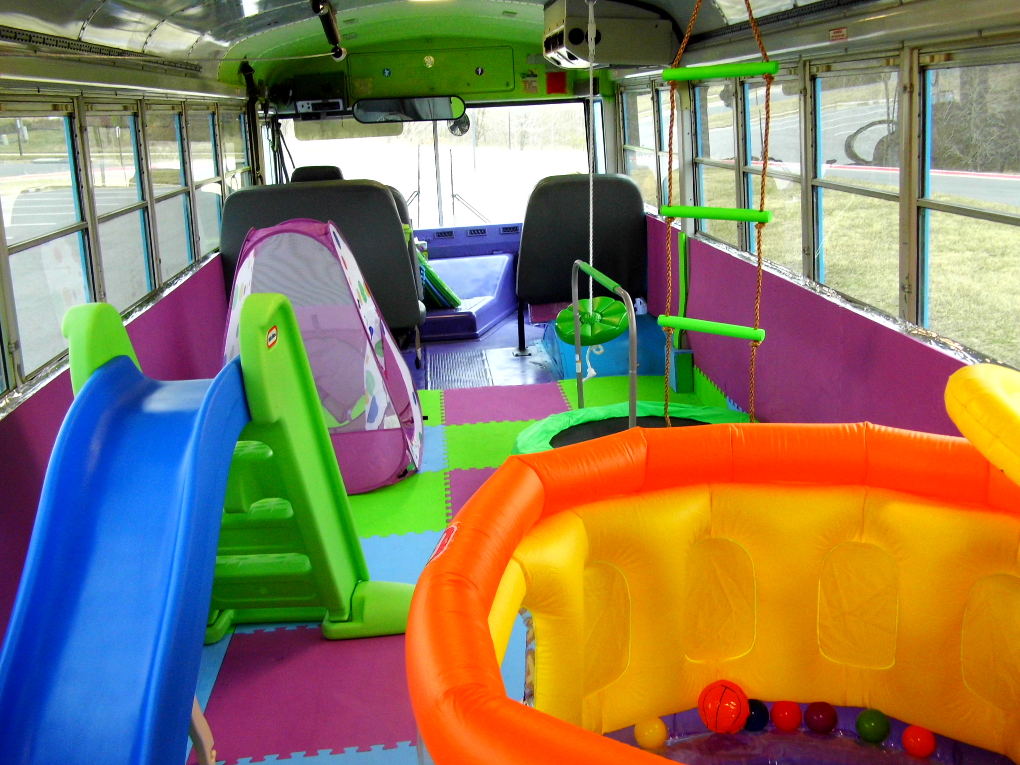 Head Over Heels Gym Bus